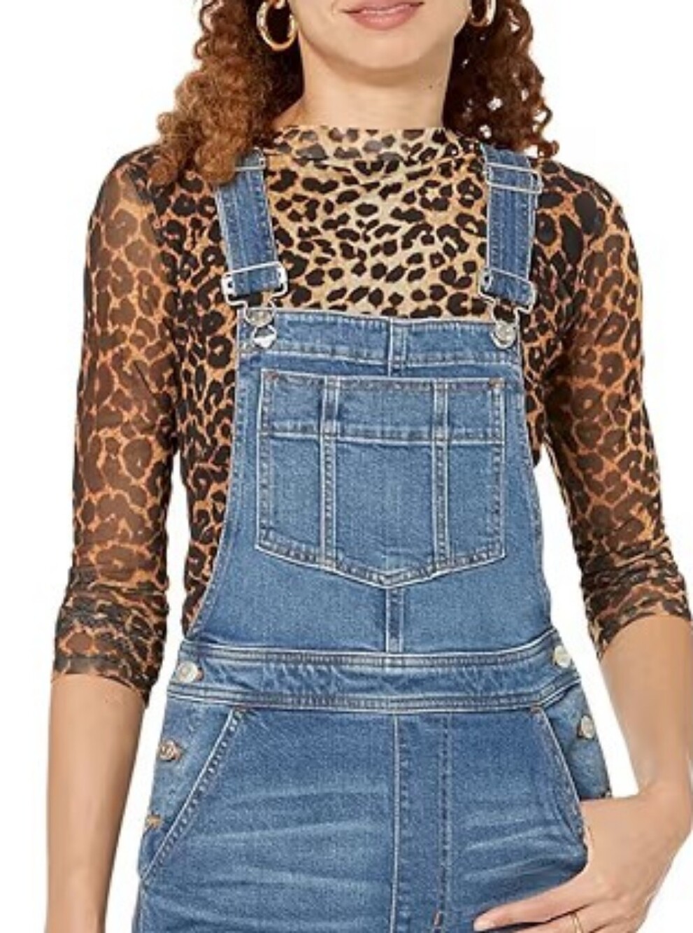 Madewell High-Rise Loose Flare Overalls in Demott Wash Demott Wash 6 - Picture 5 of 5